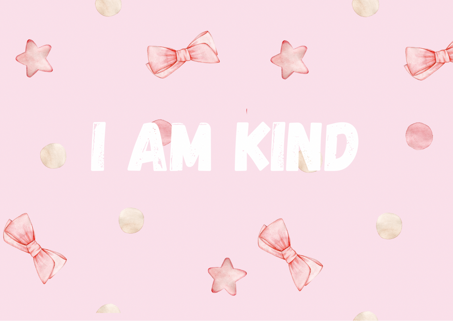 Positive Affirmation Cards Bow style