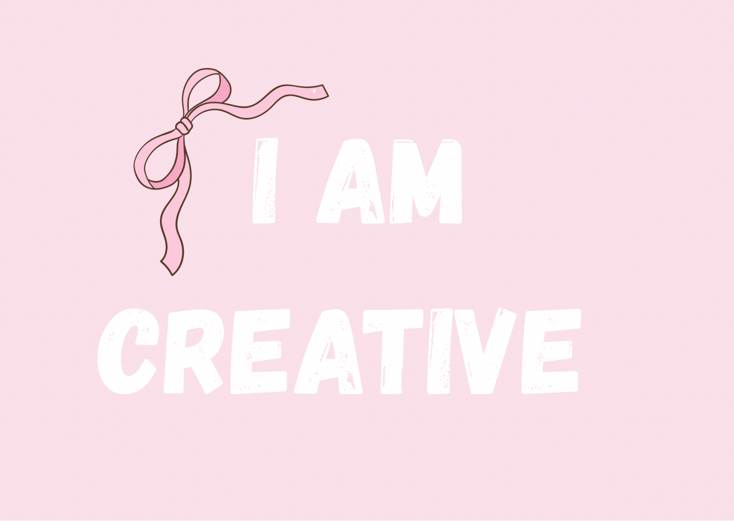 Positive Affirmation Cards Bow style